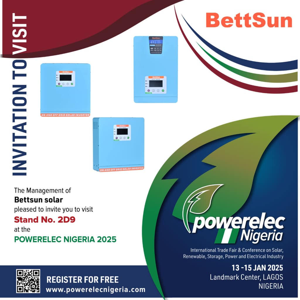 Bettsun Solar на выставке Powerelec Nigeria 2025